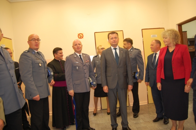 Otwarcie posterunków z ministrem