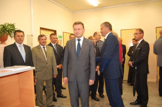 Otwarcie posterunków z ministrem