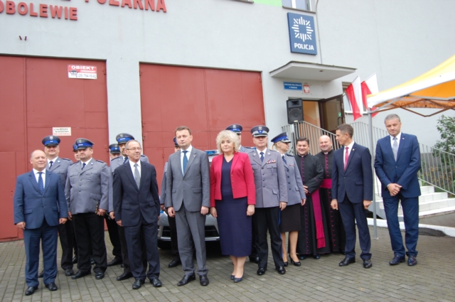 Otwarcie posterunków z ministrem