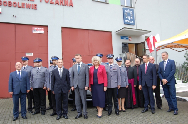 Otwarcie posterunków z ministrem