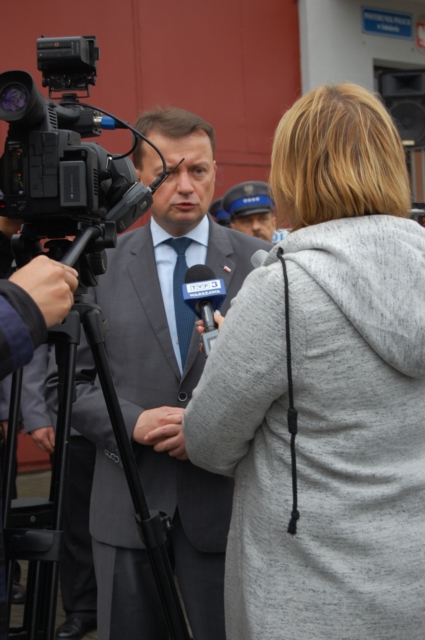 Otwarcie posterunków z ministrem