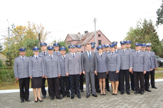 Otwarcie posterunków z ministrem