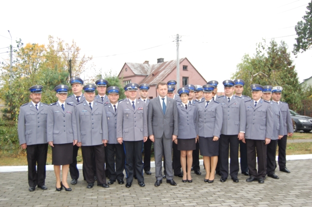 Otwarcie posterunków z ministrem