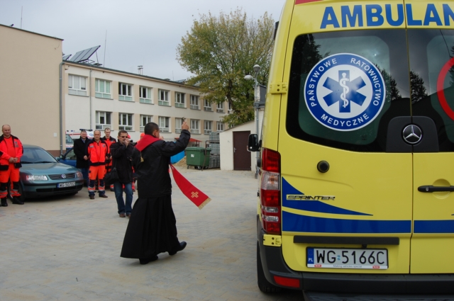 Karetka już poświęcona