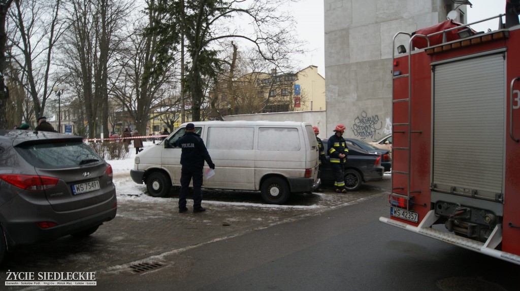 Makabryczne odkrycie na parkingu w Siedlcach