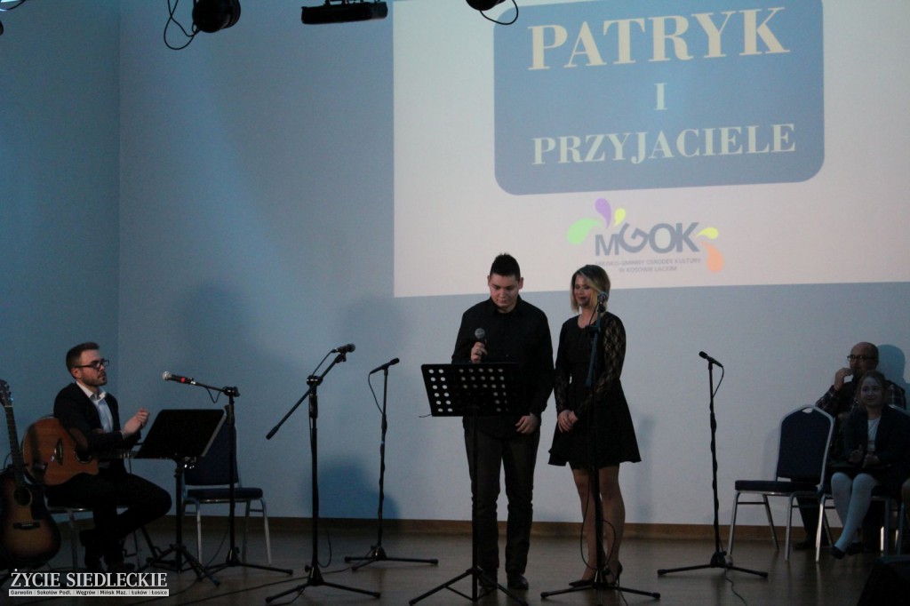 Patryk na scenie podziękował za wsparcie