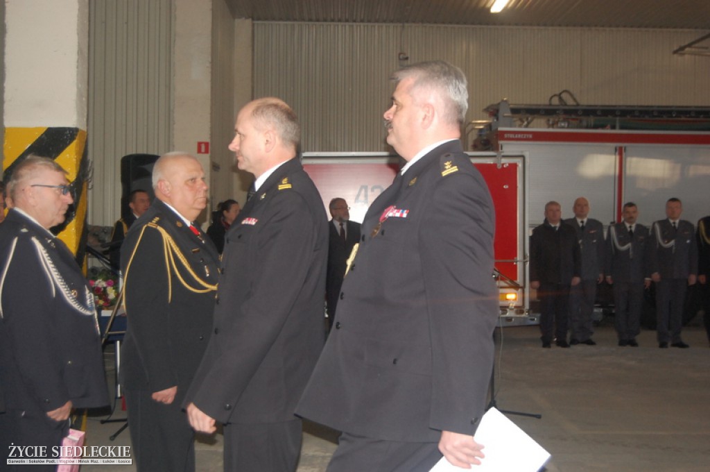 Pożegnanie komendanta garwolińskiej straży