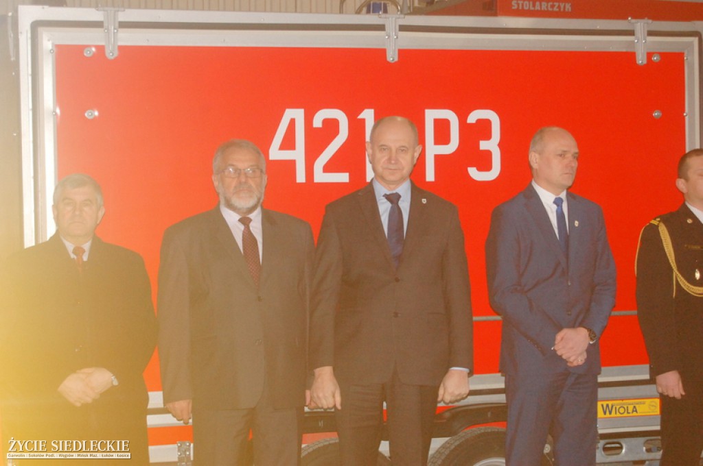 Pożegnanie komendanta garwolińskiej straży