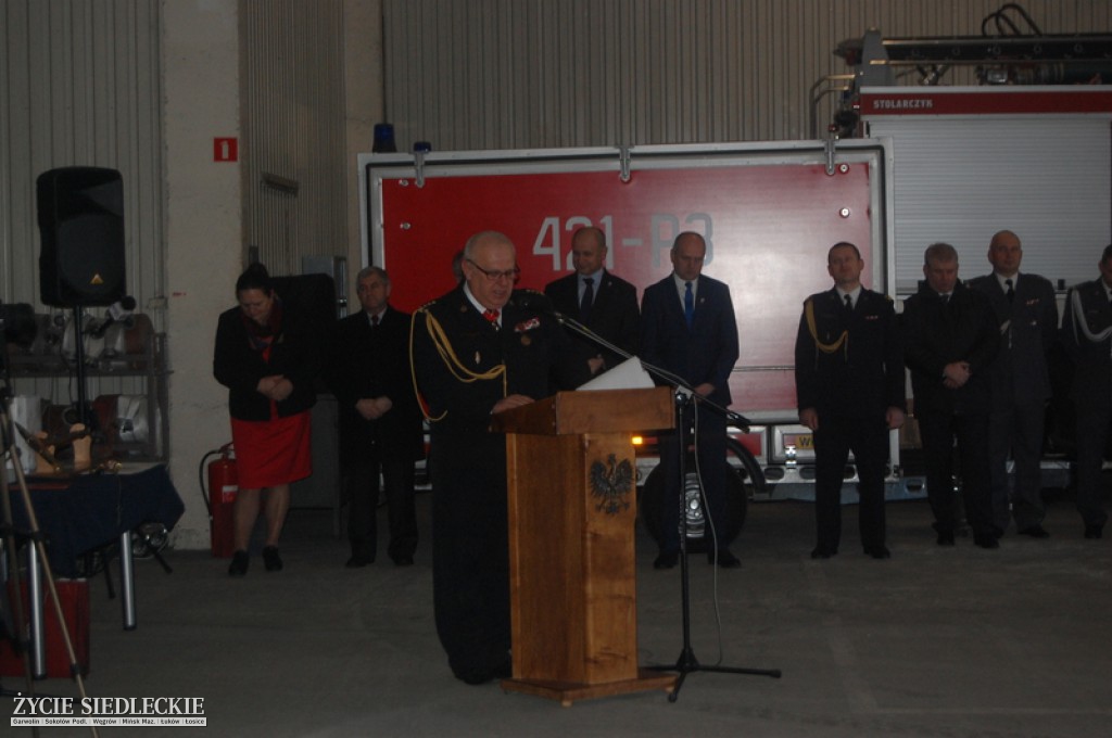Pożegnanie komendanta garwolińskiej straży