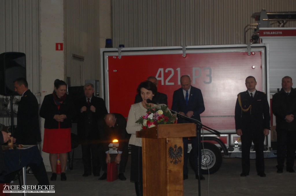 Pożegnanie komendanta garwolińskiej straży