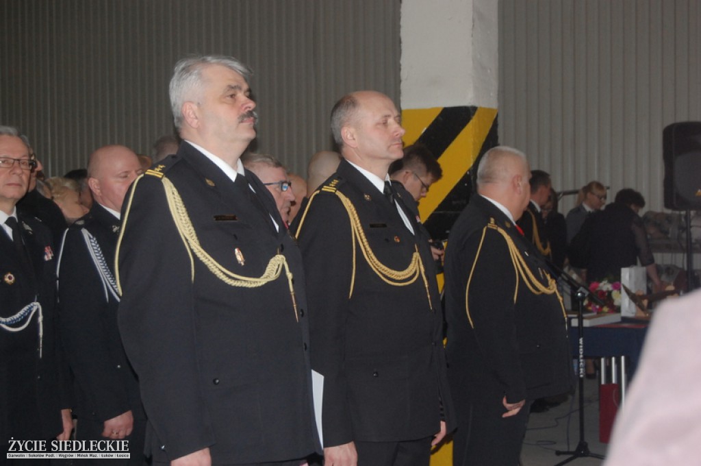 Pożegnanie komendanta garwolińskiej straży