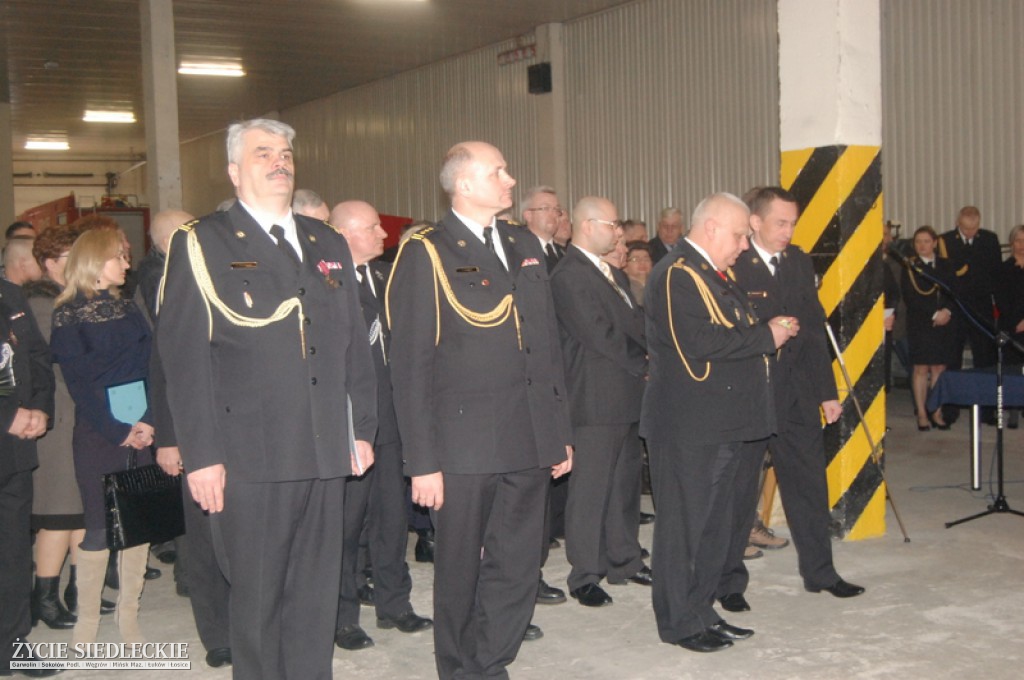 Pożegnanie komendanta garwolińskiej straży