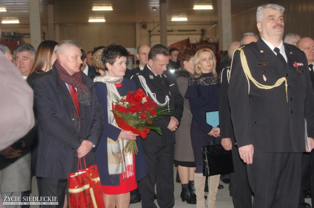 Pożegnanie komendanta garwolińskiej straży
