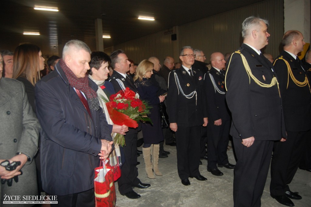 Pożegnanie komendanta garwolińskiej straży