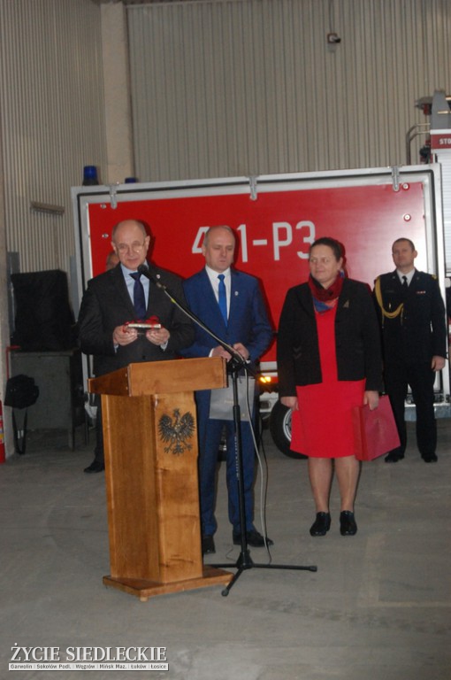 Pożegnanie komendanta garwolińskiej straży