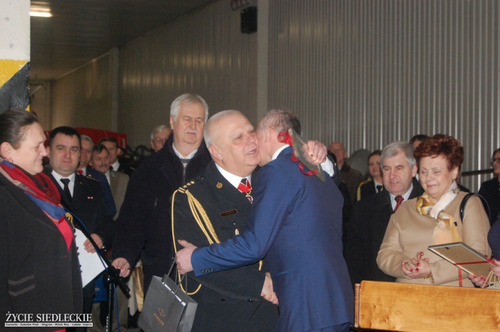 Pożegnanie komendanta garwolińskiej straży