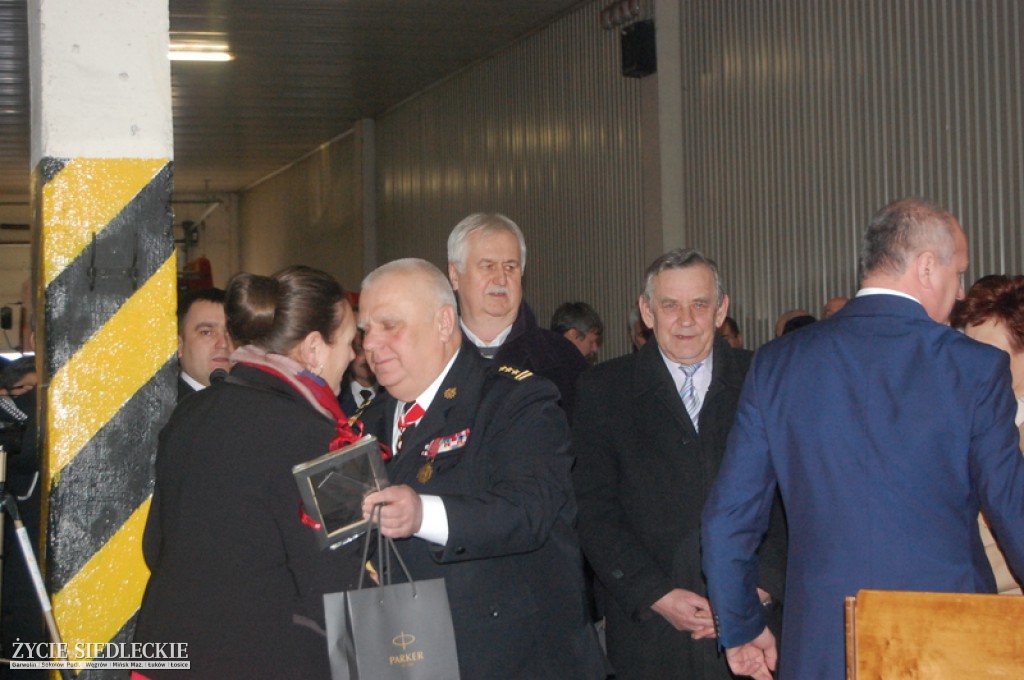 Pożegnanie komendanta garwolińskiej straży