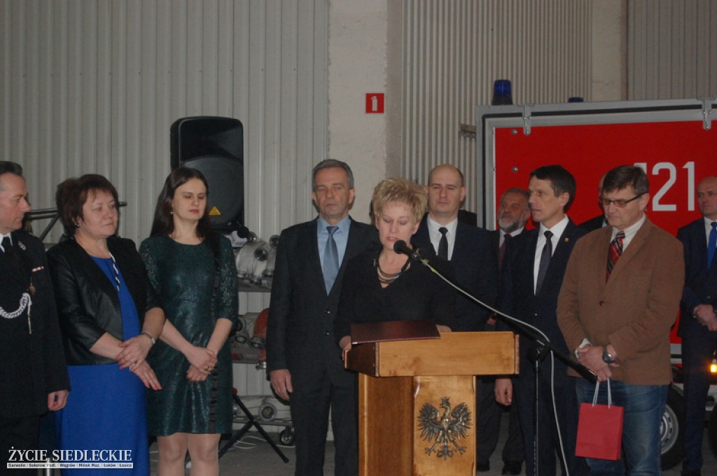 Pożegnanie komendanta garwolińskiej straży
