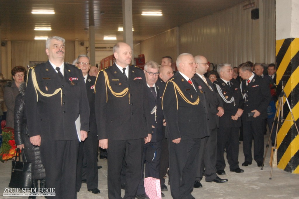 Pożegnanie komendanta garwolińskiej straży