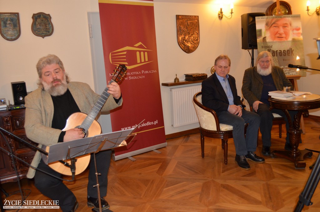 Krzysztof Karasek w siedlckiej MBP