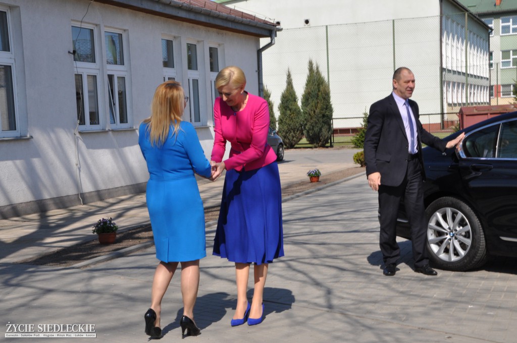 Pierwsza Dama odwiedziła Węgrów