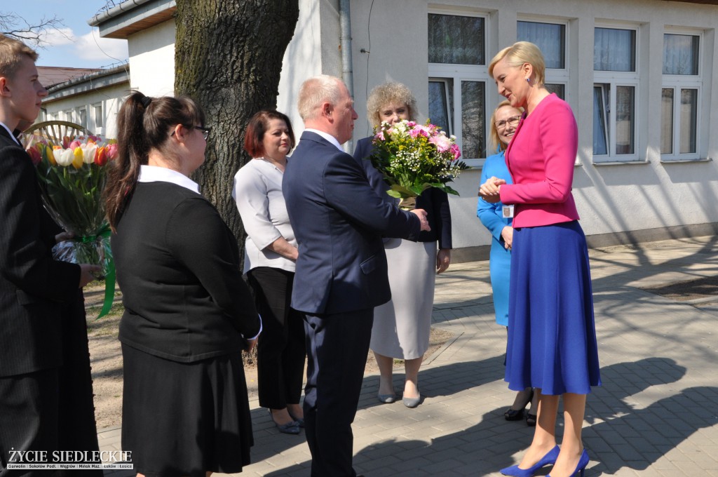 Pierwsza Dama odwiedziła Węgrów