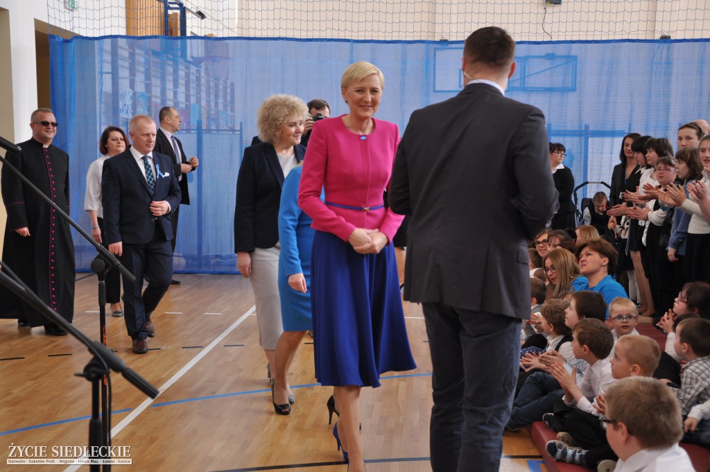 Pierwsza Dama odwiedziła Węgrów