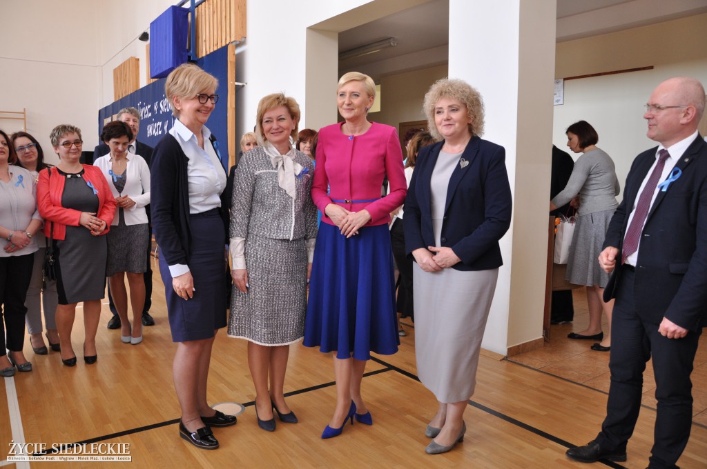 Pierwsza Dama odwiedziła Węgrów