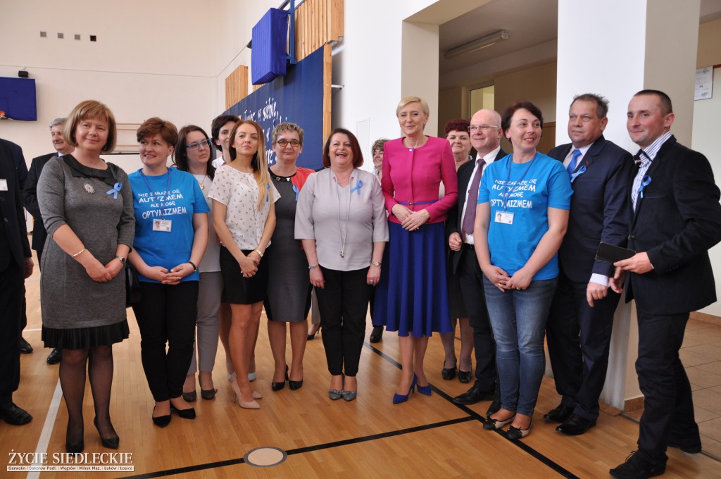 Pierwsza Dama odwiedziła Węgrów