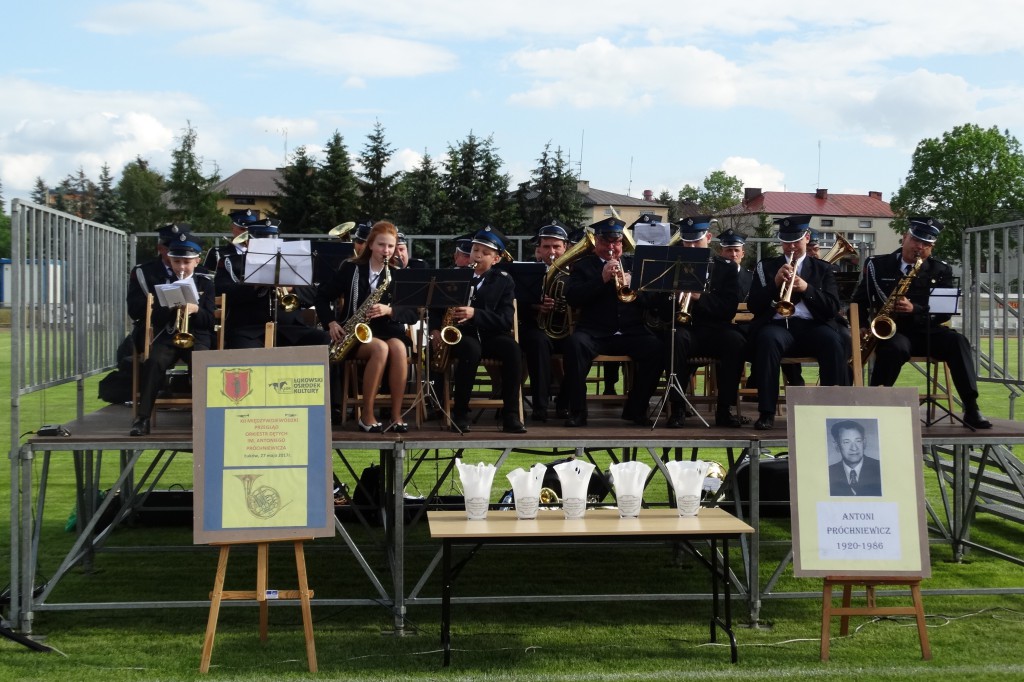 Orkiestra Dęta OSP Mordy zagrała w Łukowie