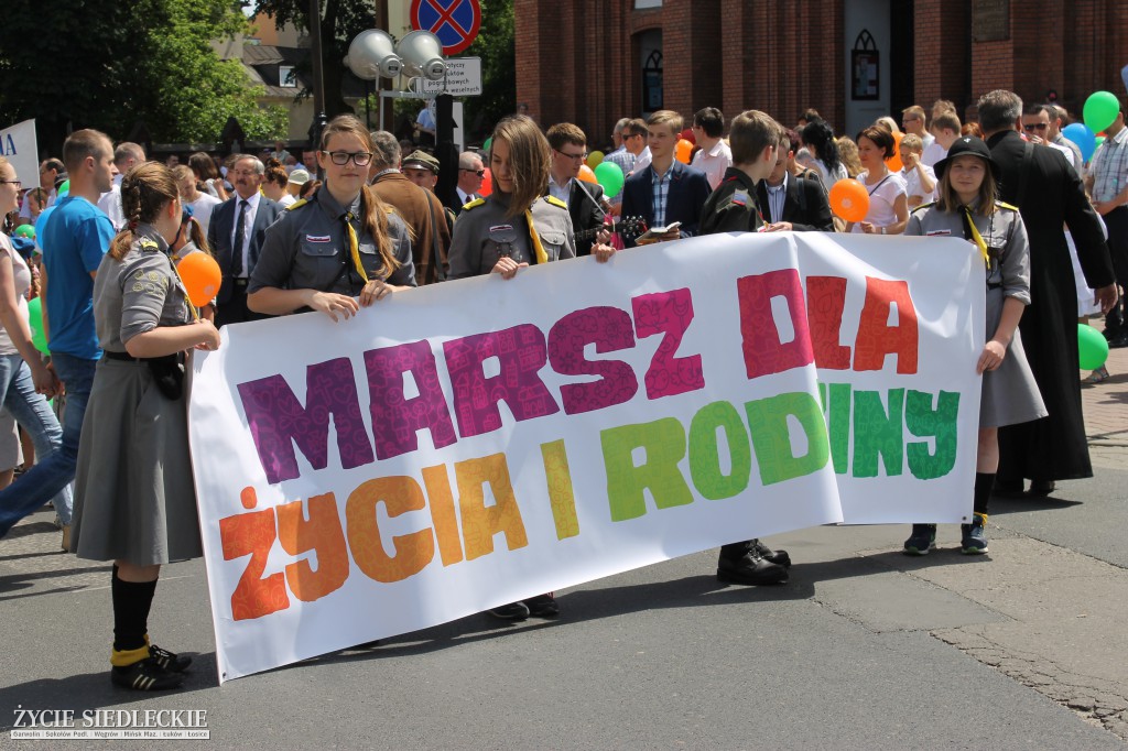 Siedlce: Marsz dla Życia i Rodziny