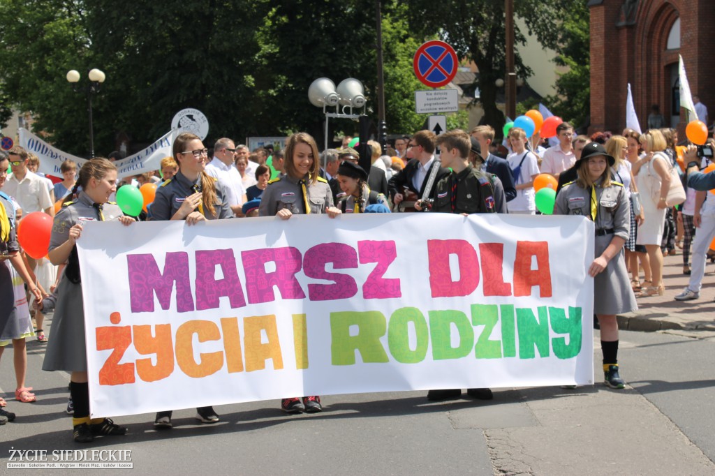 Siedlce: Marsz dla Życia i Rodziny