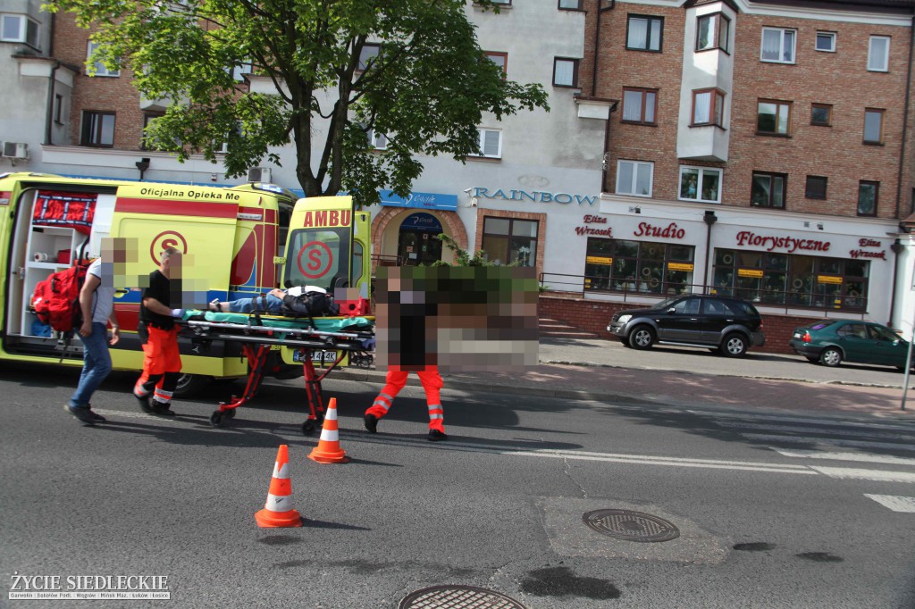 Motocyklista rozbił się na Starowiejskiej