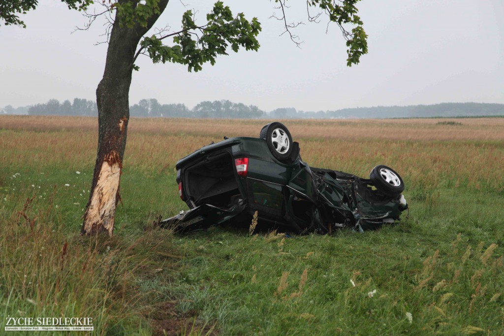 Tragedia na drodze w gminie Zbuczyn