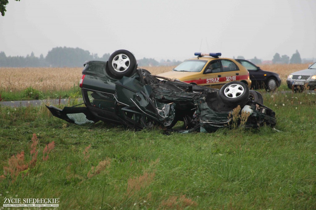 Tragedia na drodze w gminie Zbuczyn