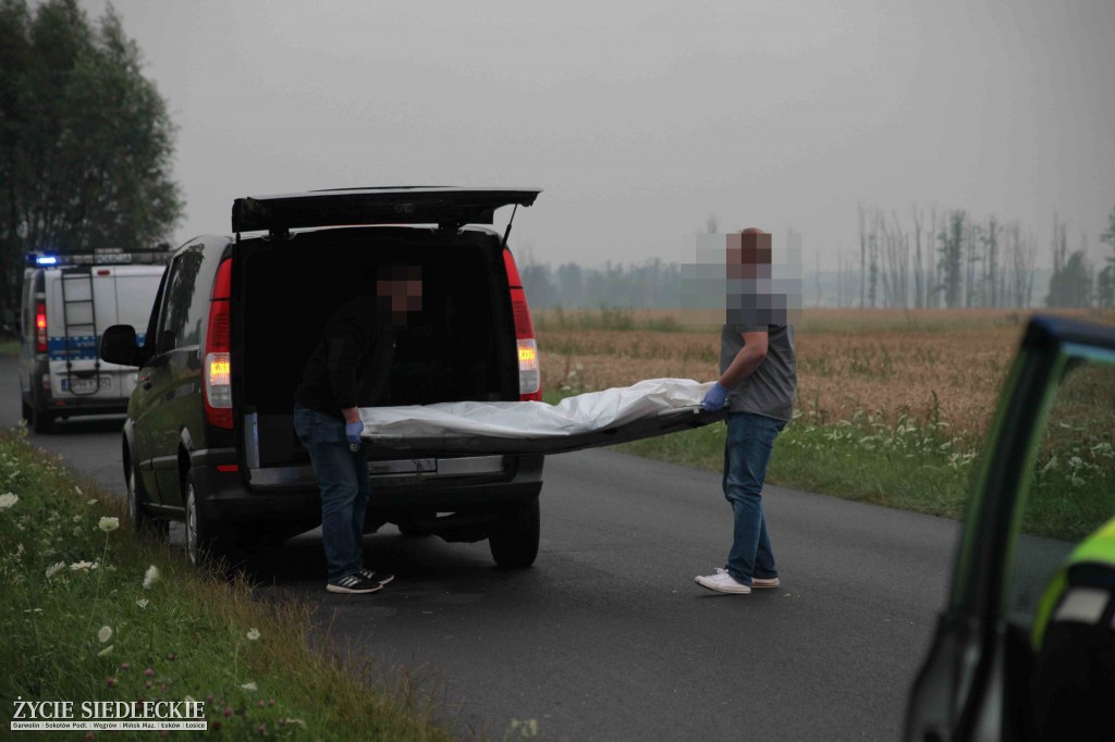 Tragedia na drodze w gminie Zbuczyn