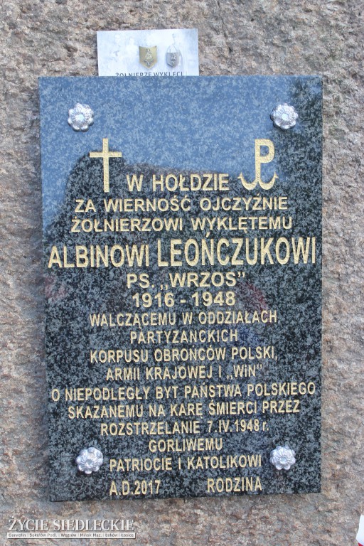 Upamiętniono kolejnego żołnierza niezłomnego