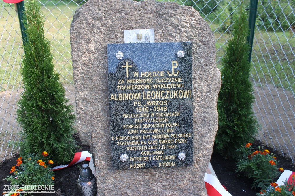 Upamiętniono kolejnego żołnierza niezłomnego