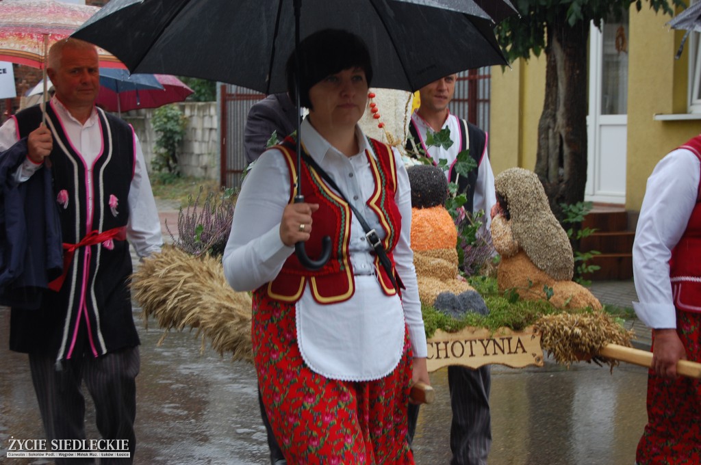 Święto plonów w strugach deszczu