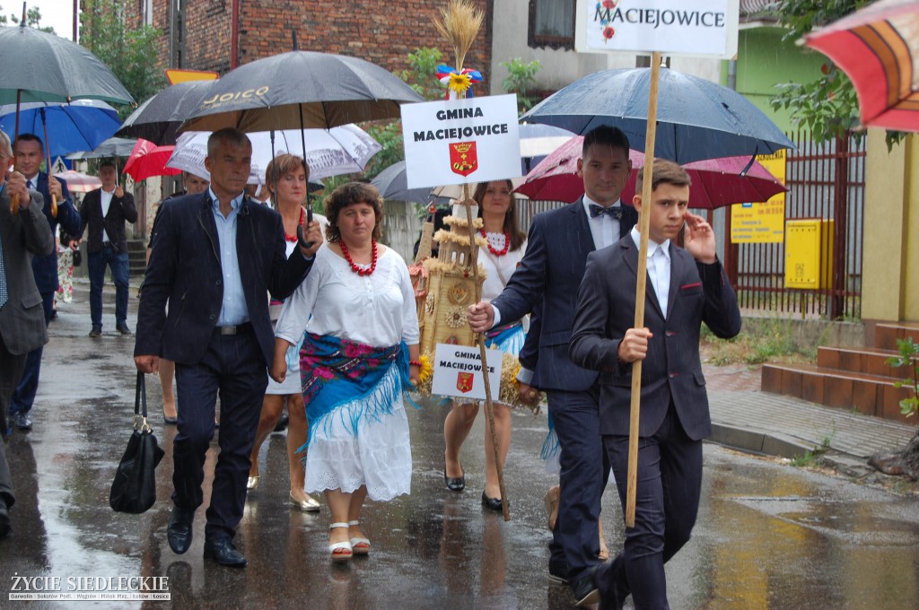 Święto plonów w strugach deszczu