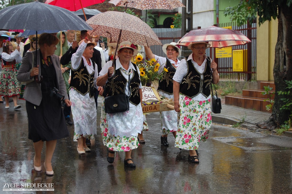 Święto plonów w strugach deszczu