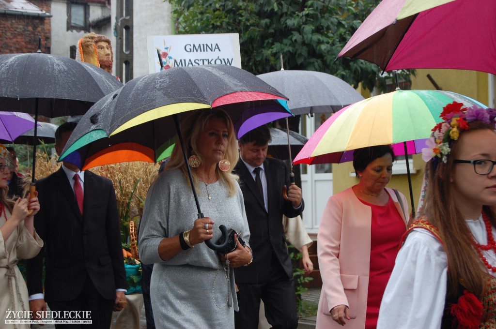 Święto plonów w strugach deszczu