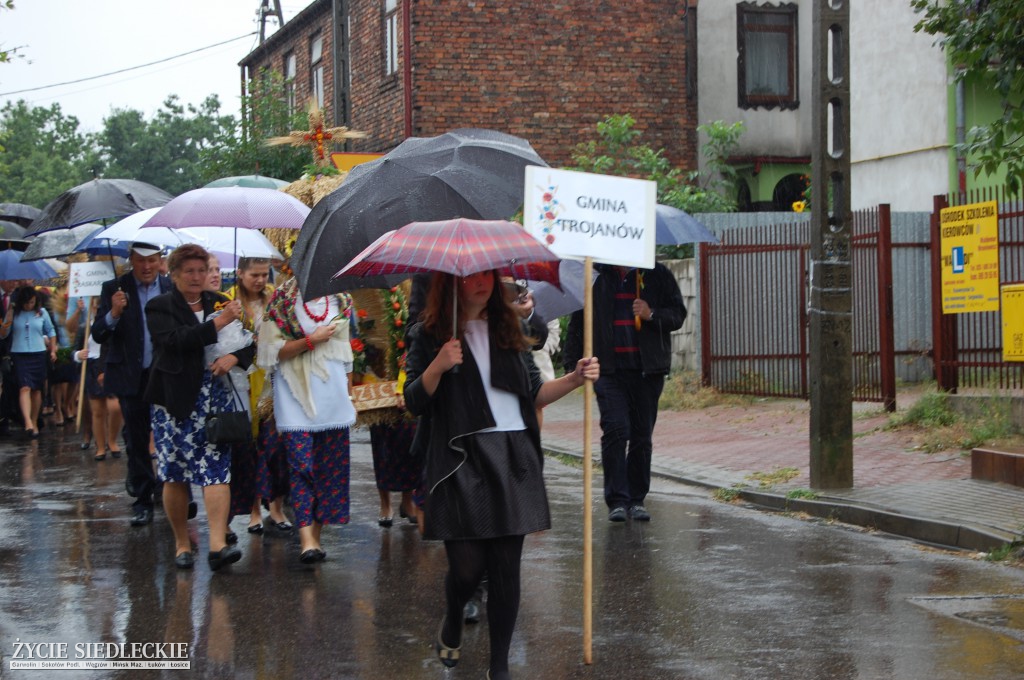 Święto plonów w strugach deszczu