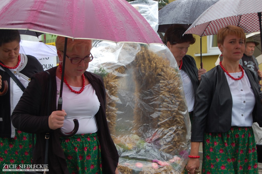 Święto plonów w strugach deszczu