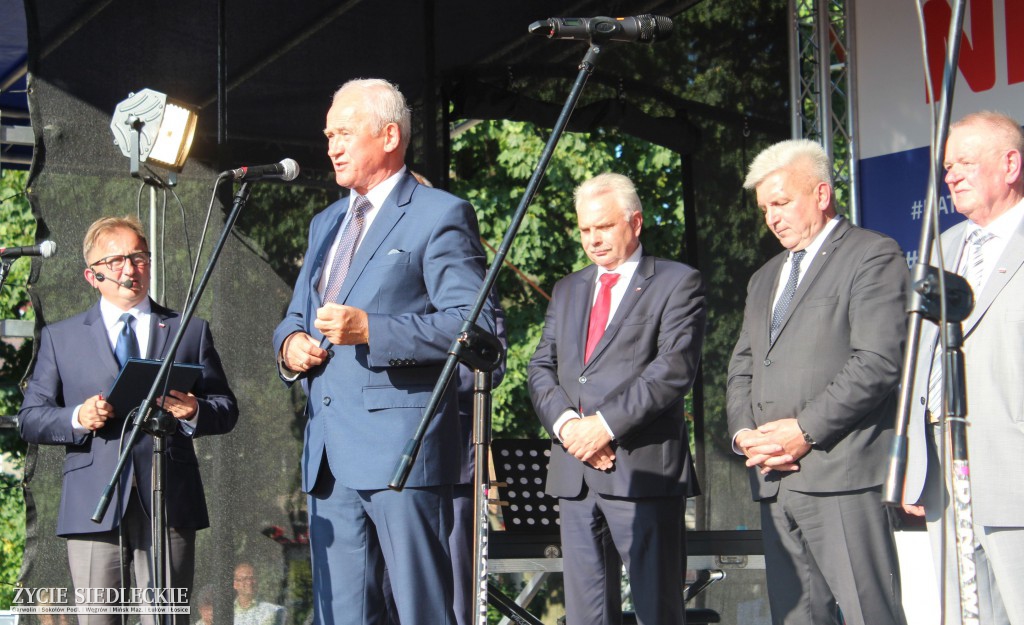 Wiec poparcia dla rządu w Siedlcach