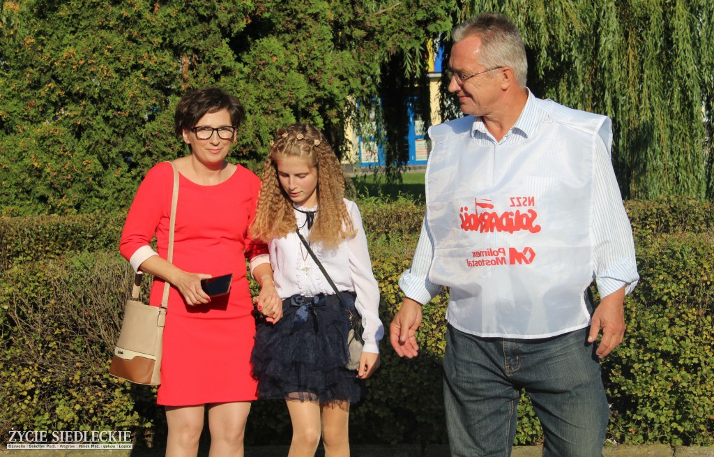 Wiec poparcia dla rządu w Siedlcach