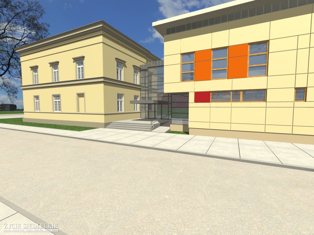 Budowa łącznika przy 