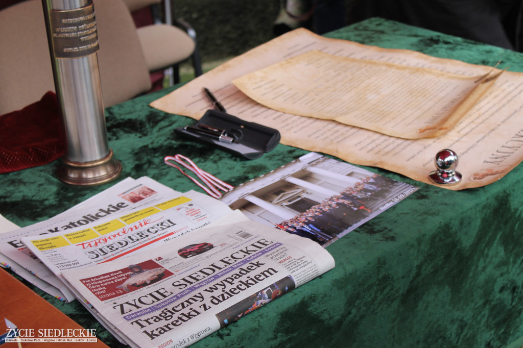 Podpisanie aktu erekcyjnego