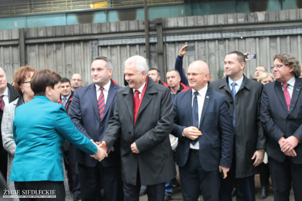 Wizyta premier Beaty Szydło w Mostostalu