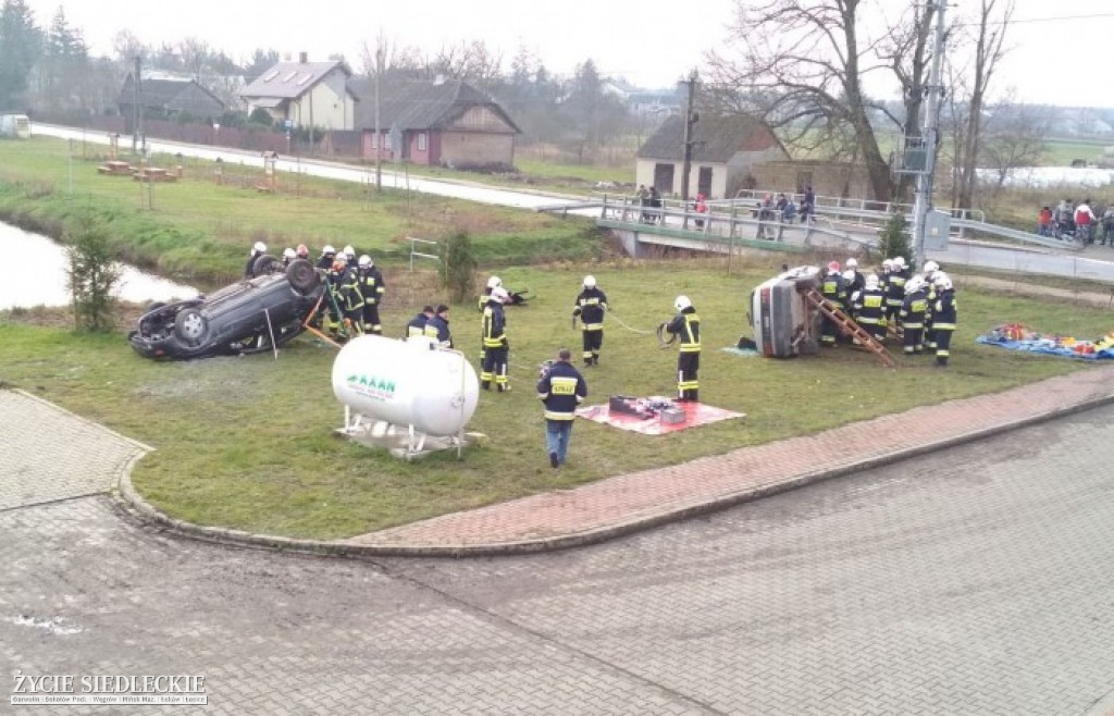 Wypadek w Hołubli – ćwiczenia